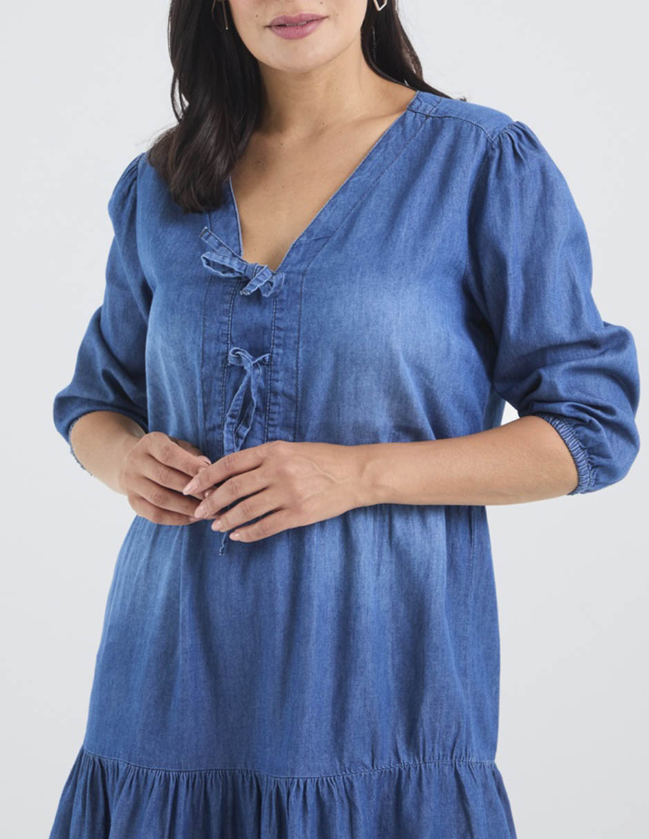 Vestido midi casual para mujer 4