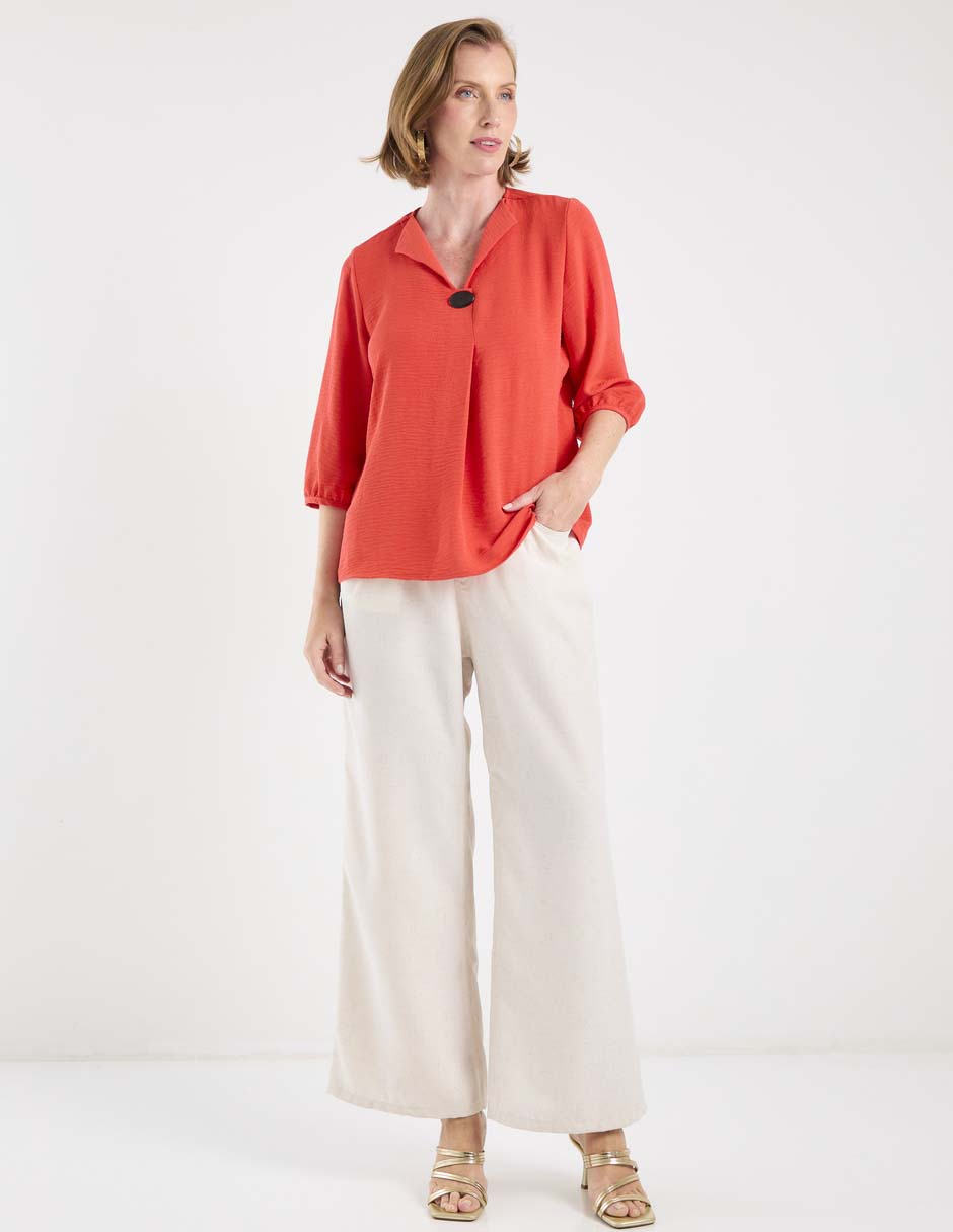 Pantalón relaxed amplio para mujer 5