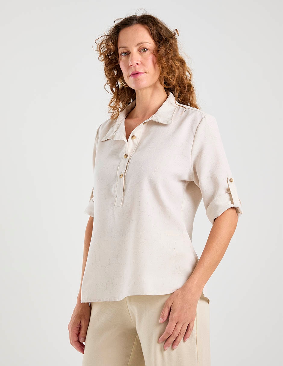 Blusa manga 3/4 para mujer 2