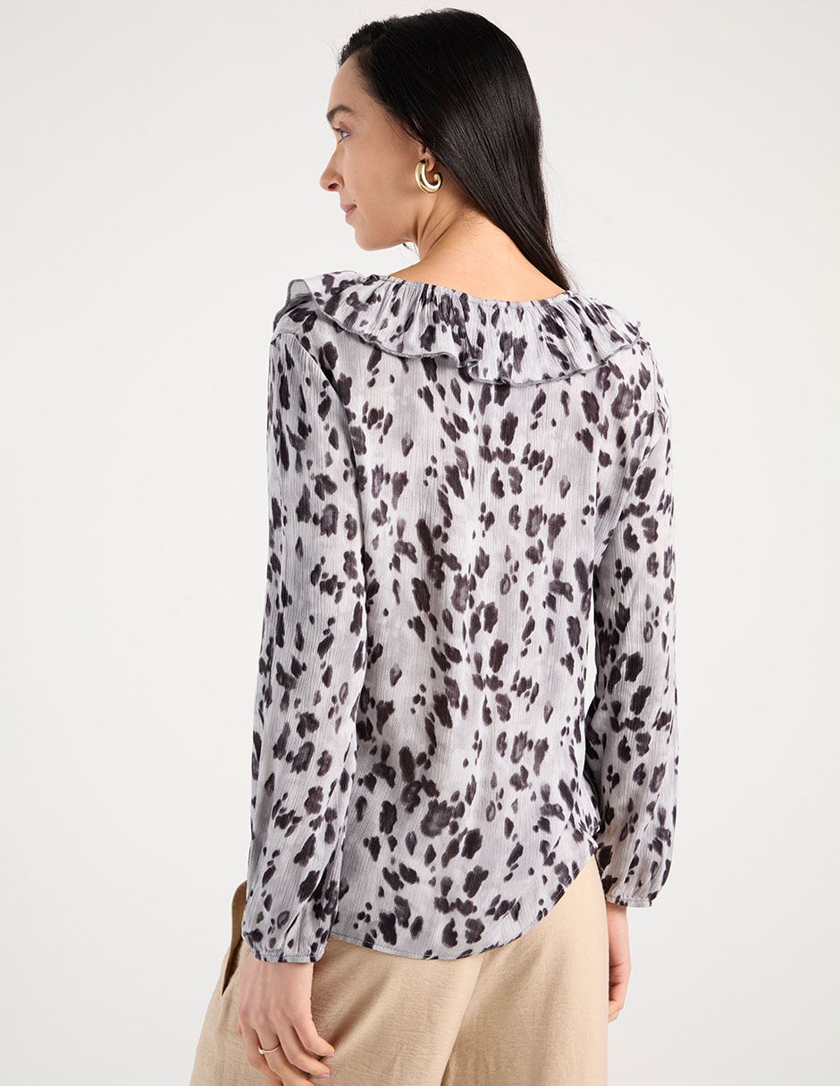 Blusa Lieb manga larga para mujer