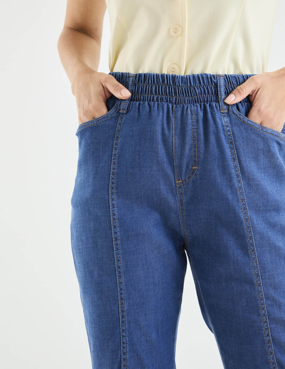 Pantalón capri slim para mujer 3
