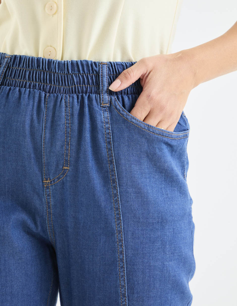 Pantalón capri slim para mujer 2