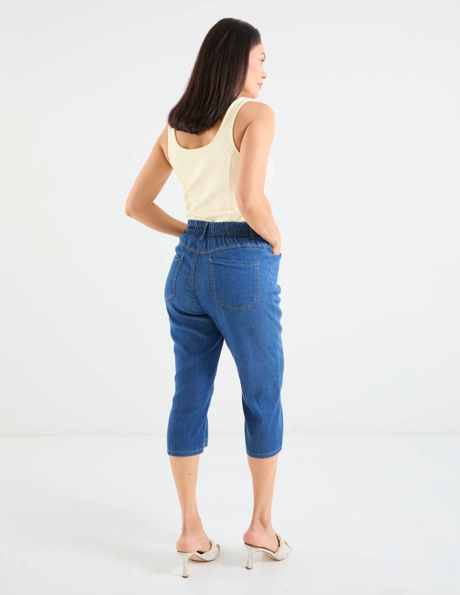 Pantalón capri slim para mujer 6