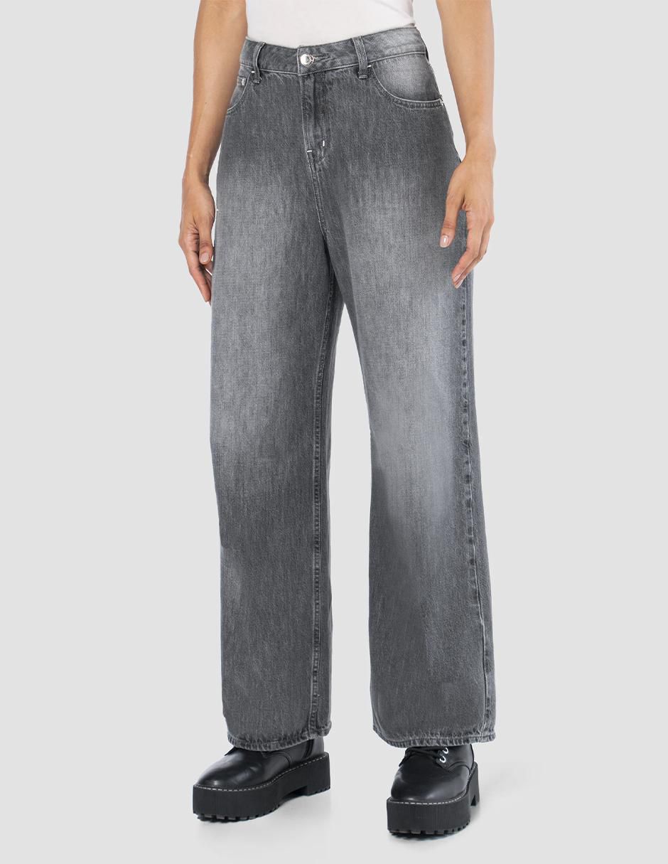 Jeans wide leg wide leg vintage para mujer 5