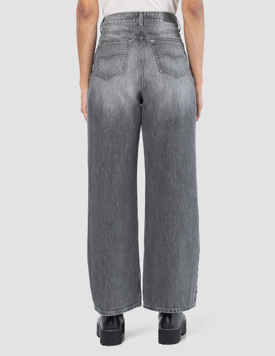 Jeans wide leg wide leg vintage para mujer 4
