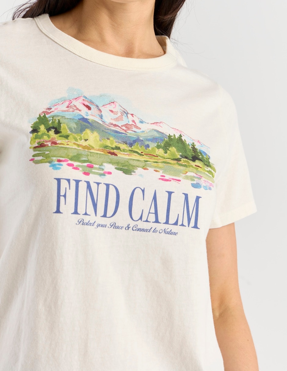 Playera manga corta Old Navy cuello redondo para mujer