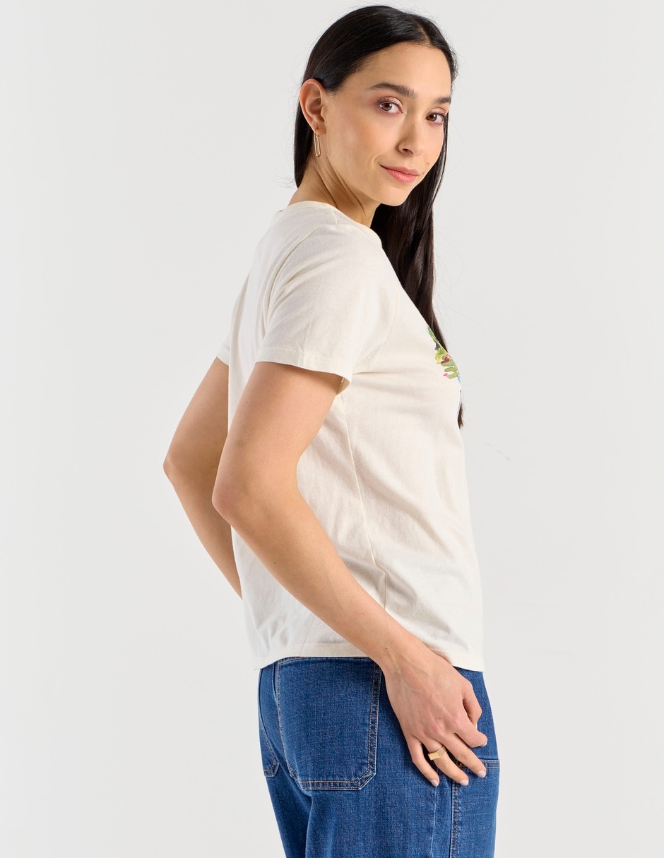 Playera manga corta Old Navy cuello redondo para mujer