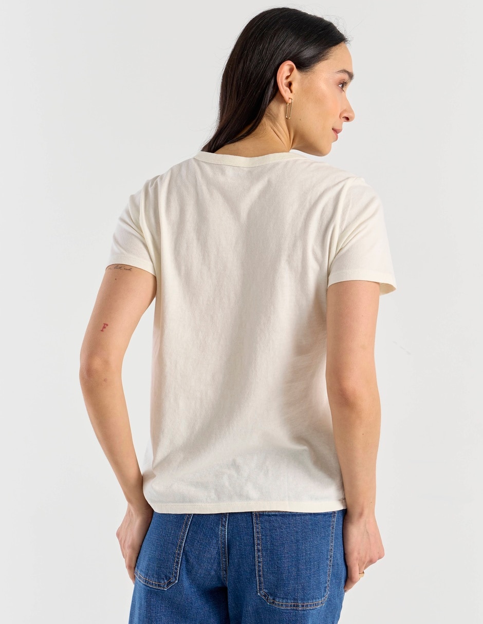 Playera manga corta Old Navy cuello redondo para mujer