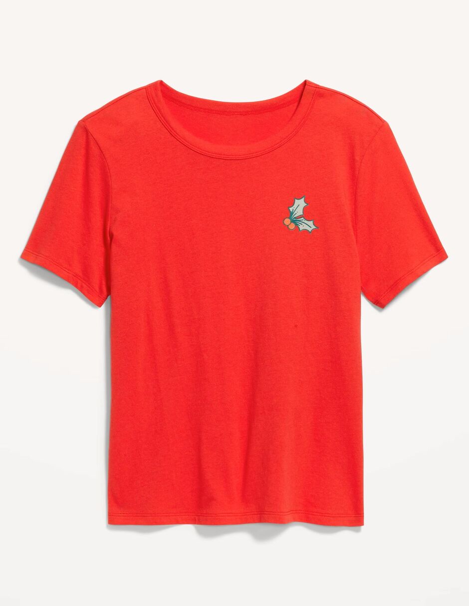 Playera manga corta cuello redondo para mujer 7