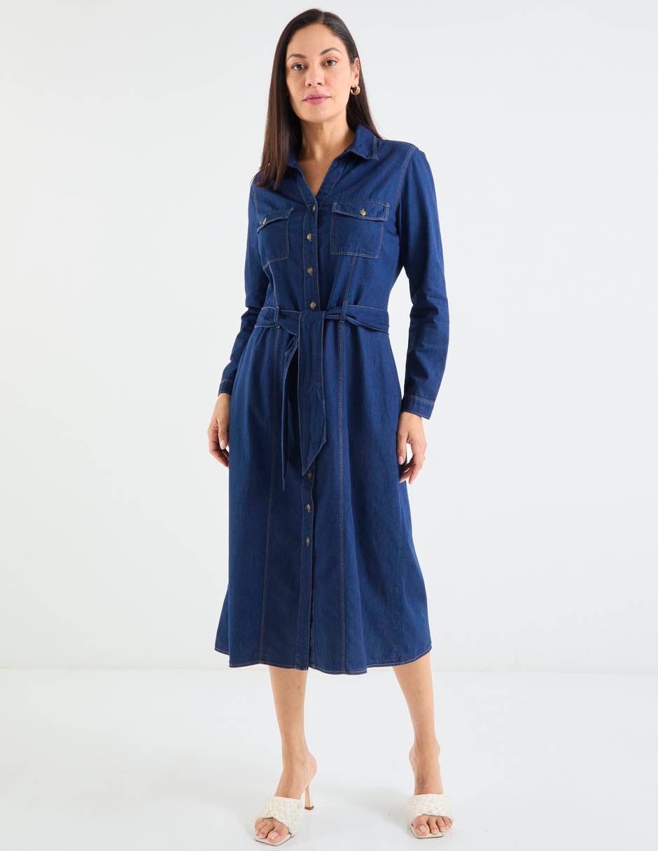 Vestido midi casual para mujer 5