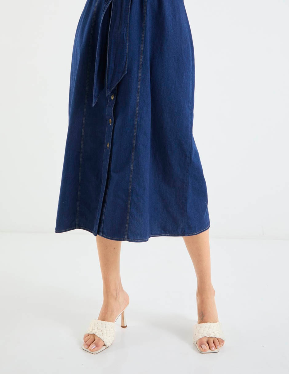 Vestido midi casual para mujer