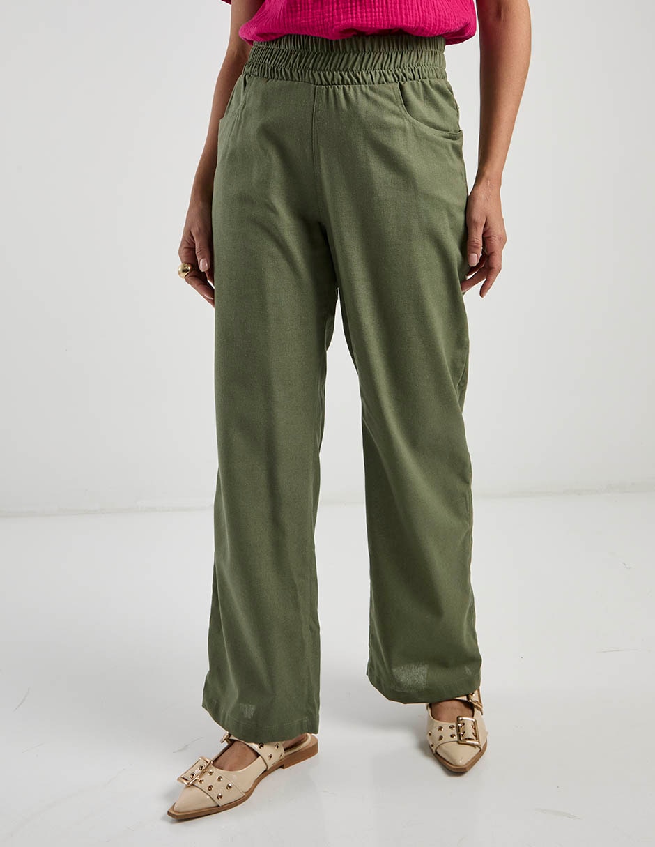 Pantalón relaxed straight para mujer 1