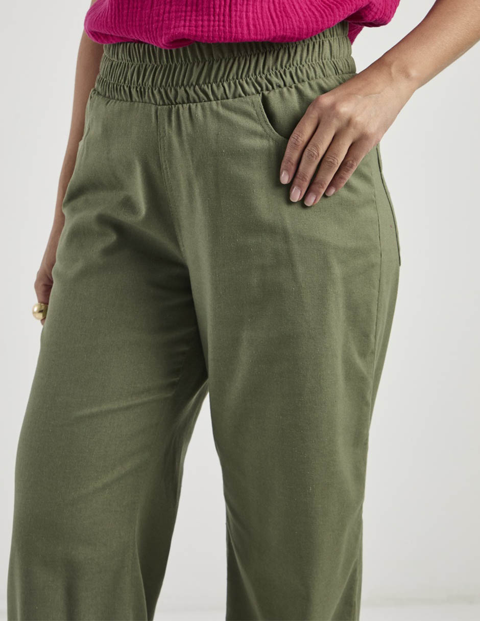 Pantalón relaxed straight para mujer 9