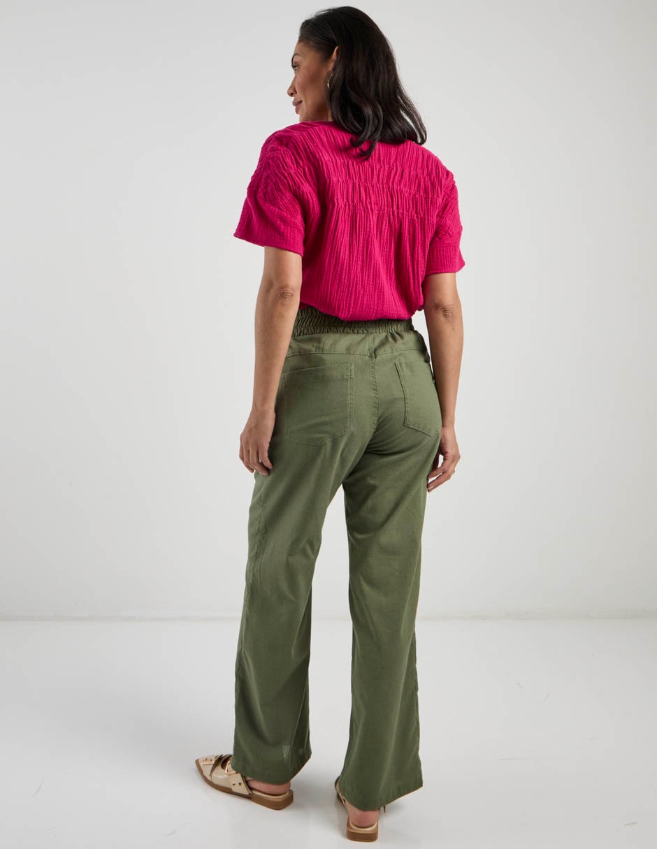 Pantalón relaxed straight para mujer 11