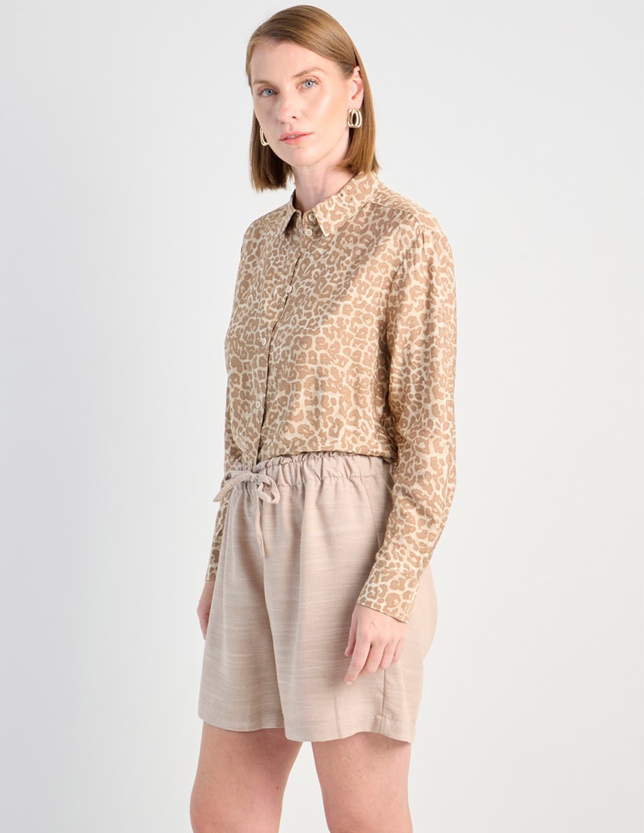 'short/bermuda' 'de' lino 'para mujer'