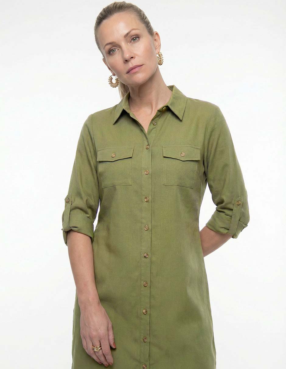 Vestido midi casual para mujer