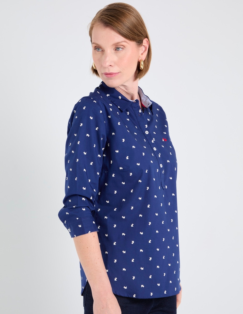 Blusa manga 3/4 para mujer 1