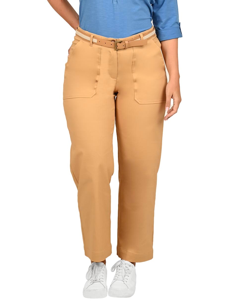 Pantalón chino amplio para mujer Pantalón chino amplio para mujer