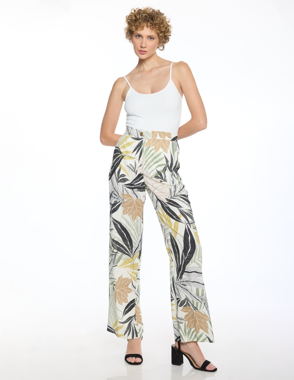 Pantalón de vestir straight para mujer 5