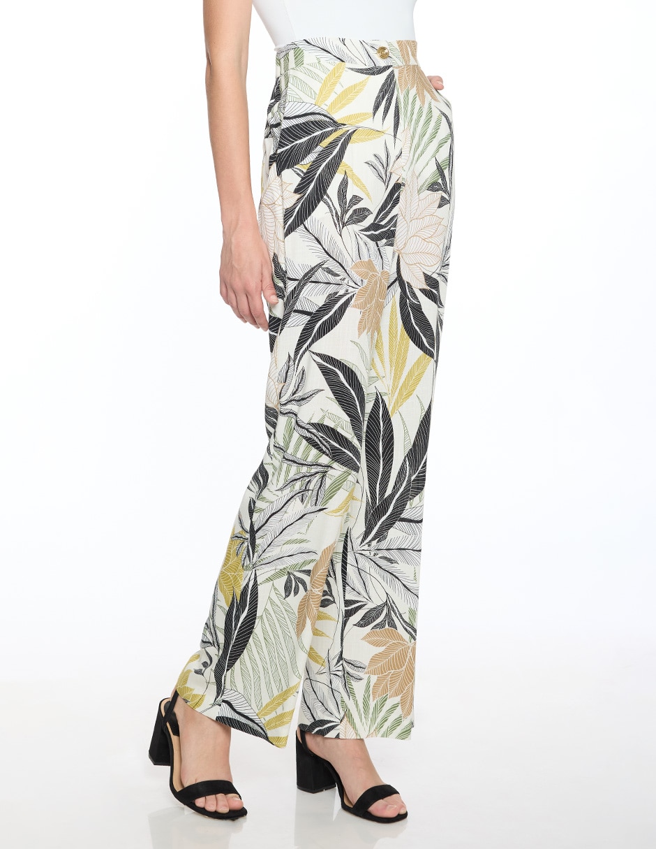 Pantalón de vestir straight para mujer 4