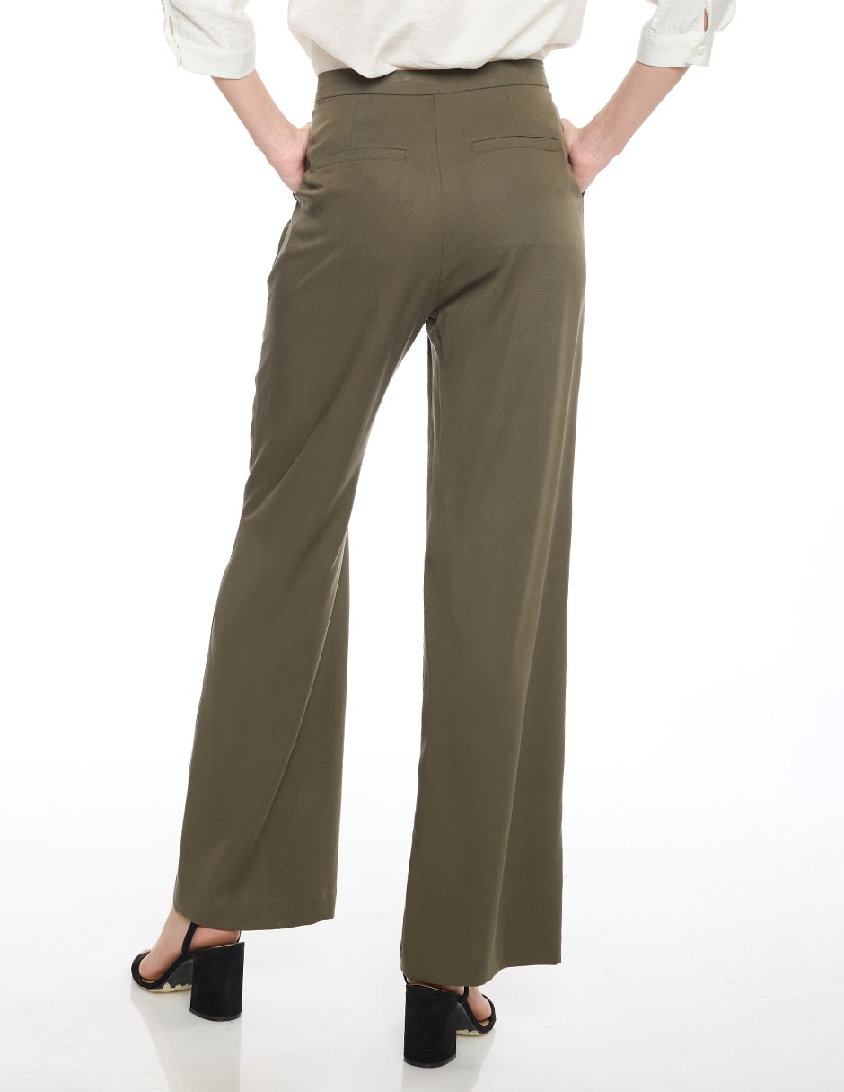 Pantalón de vestir amplio para mujer 3