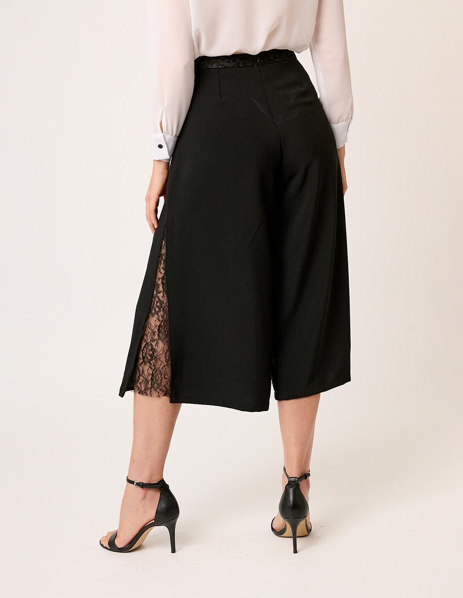 Pantalón coulotte amplio para mujer 9