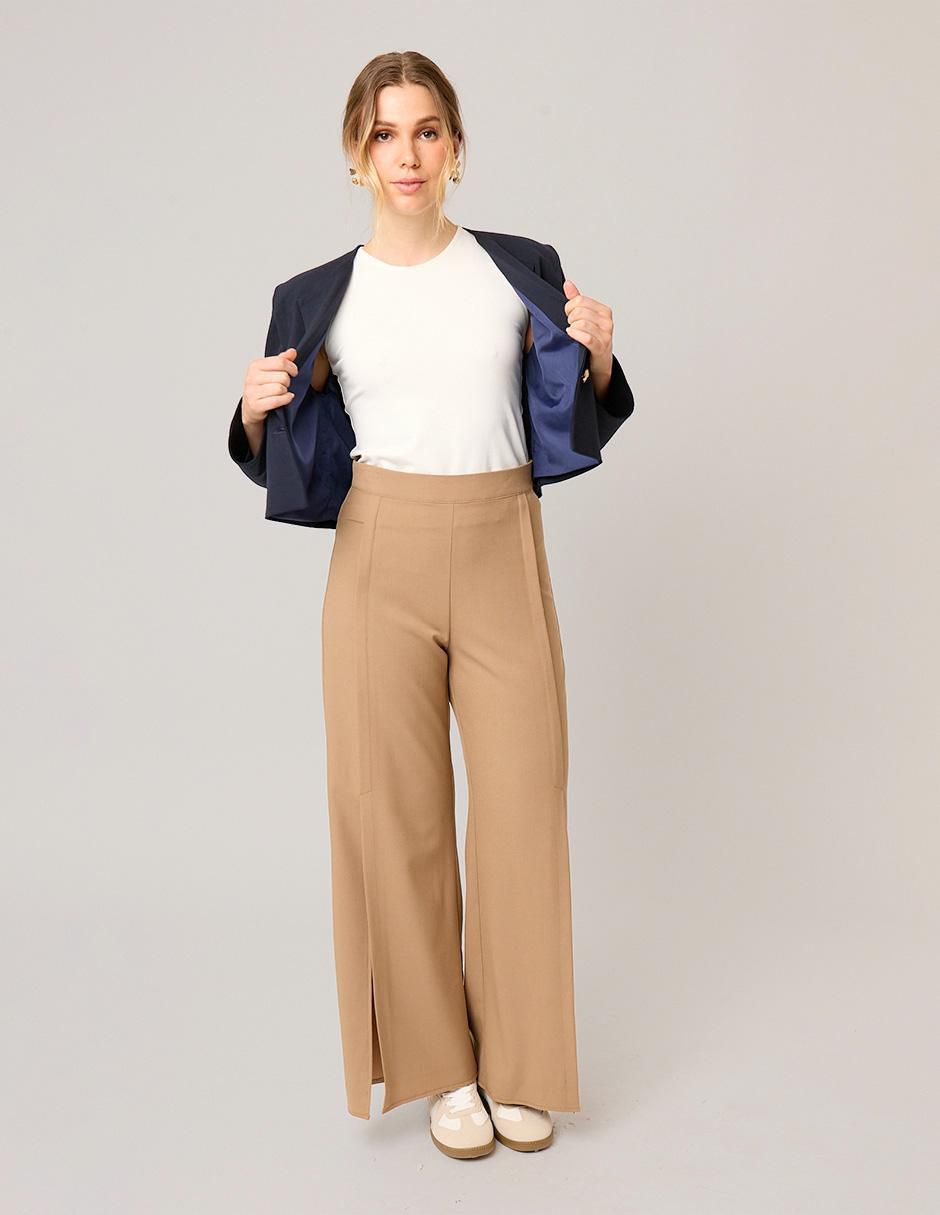 Pantalón de vestir straight para mujer