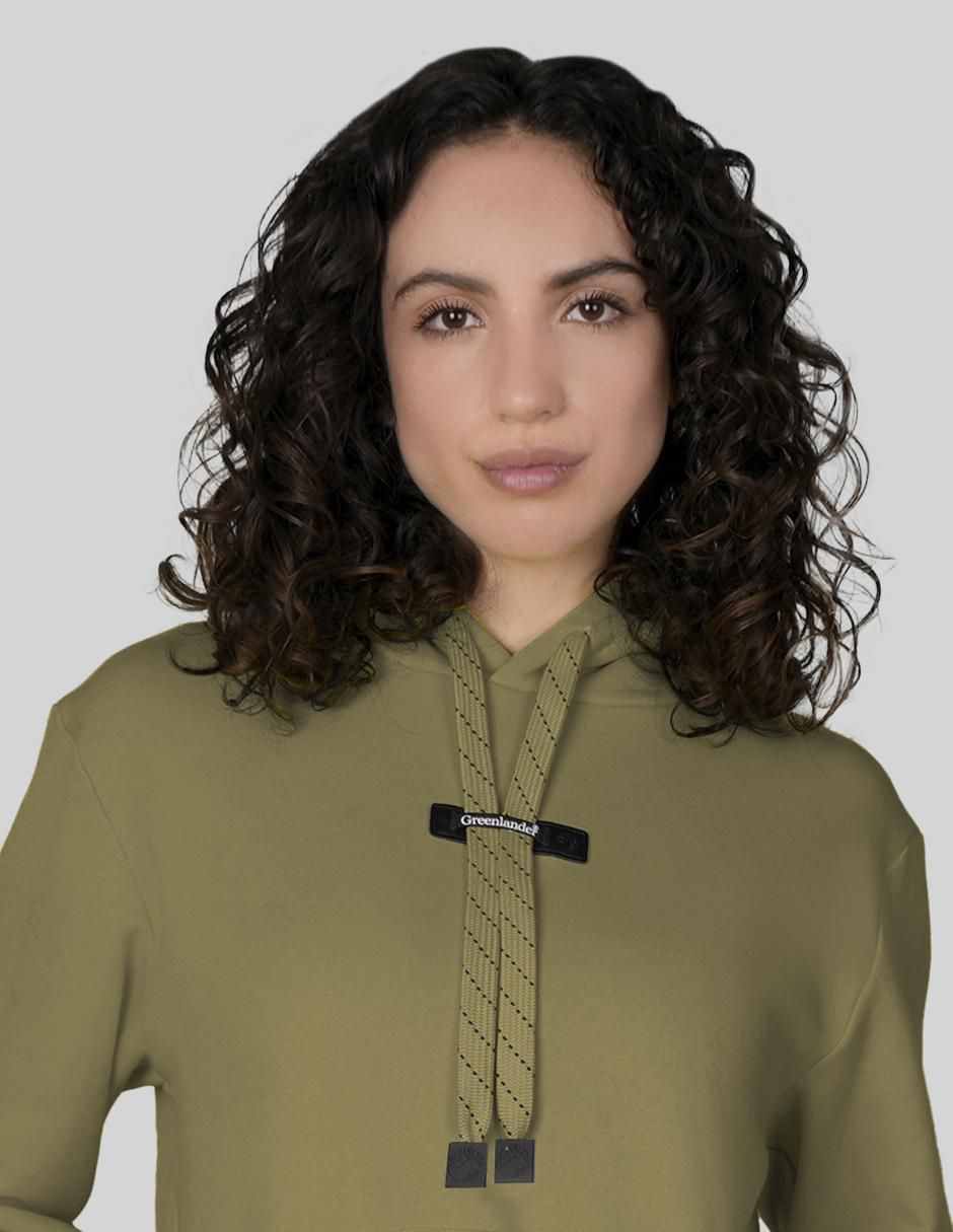 Sudadera con capucha y bolsa para mujer 2