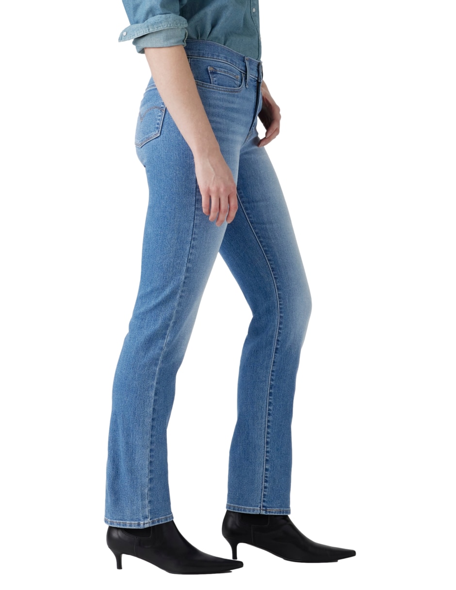 Jeans straight 314 shaping para mujer 4