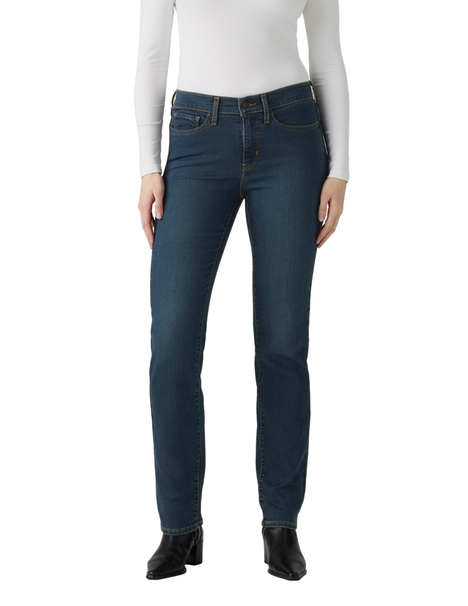 Jeans straight 314 para mujer 5