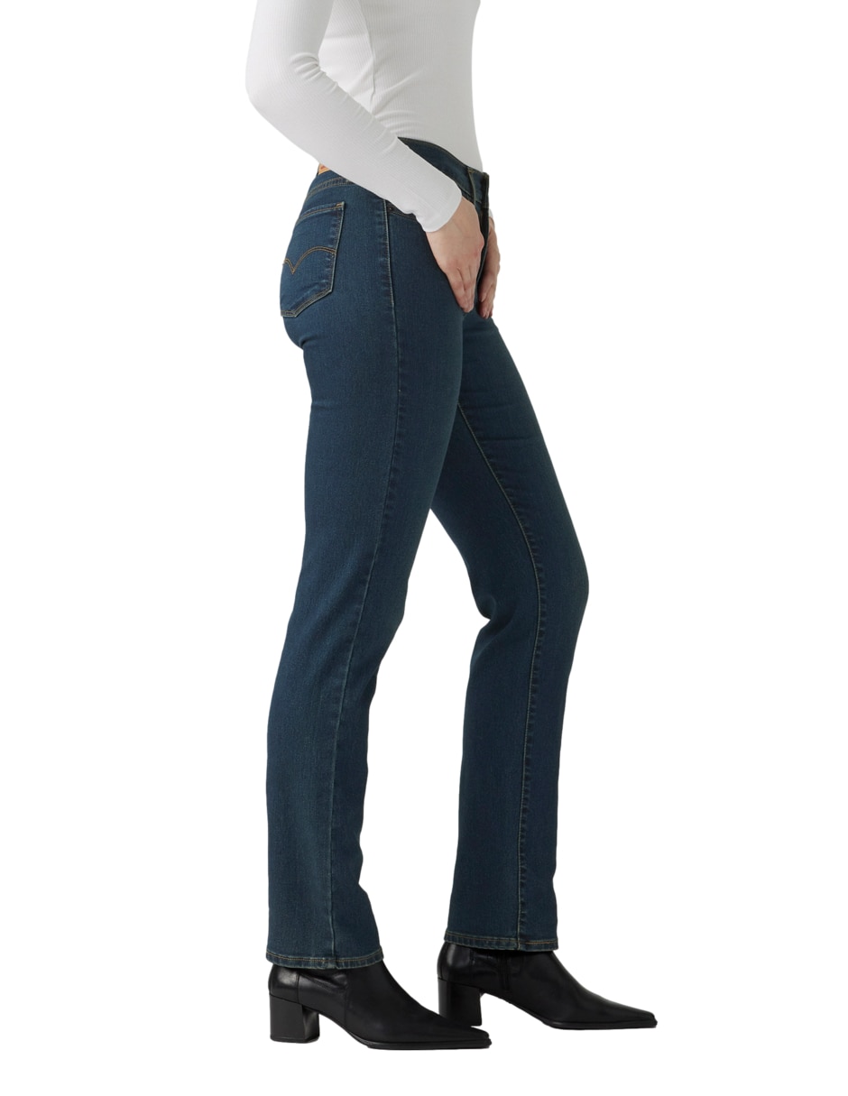 Jeans straight 314 para mujer 4