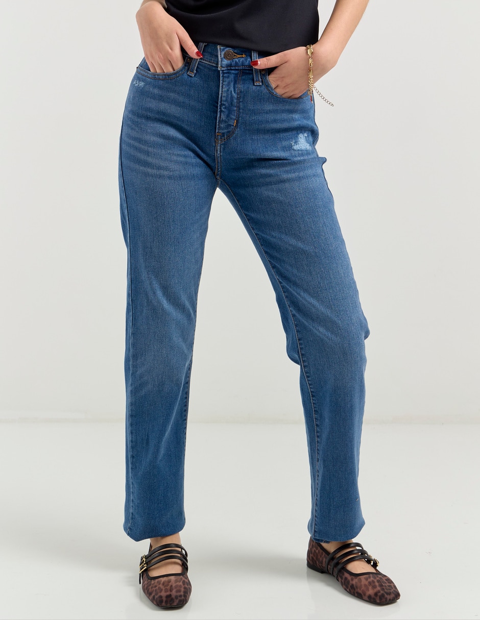 Jeans straight para mujer