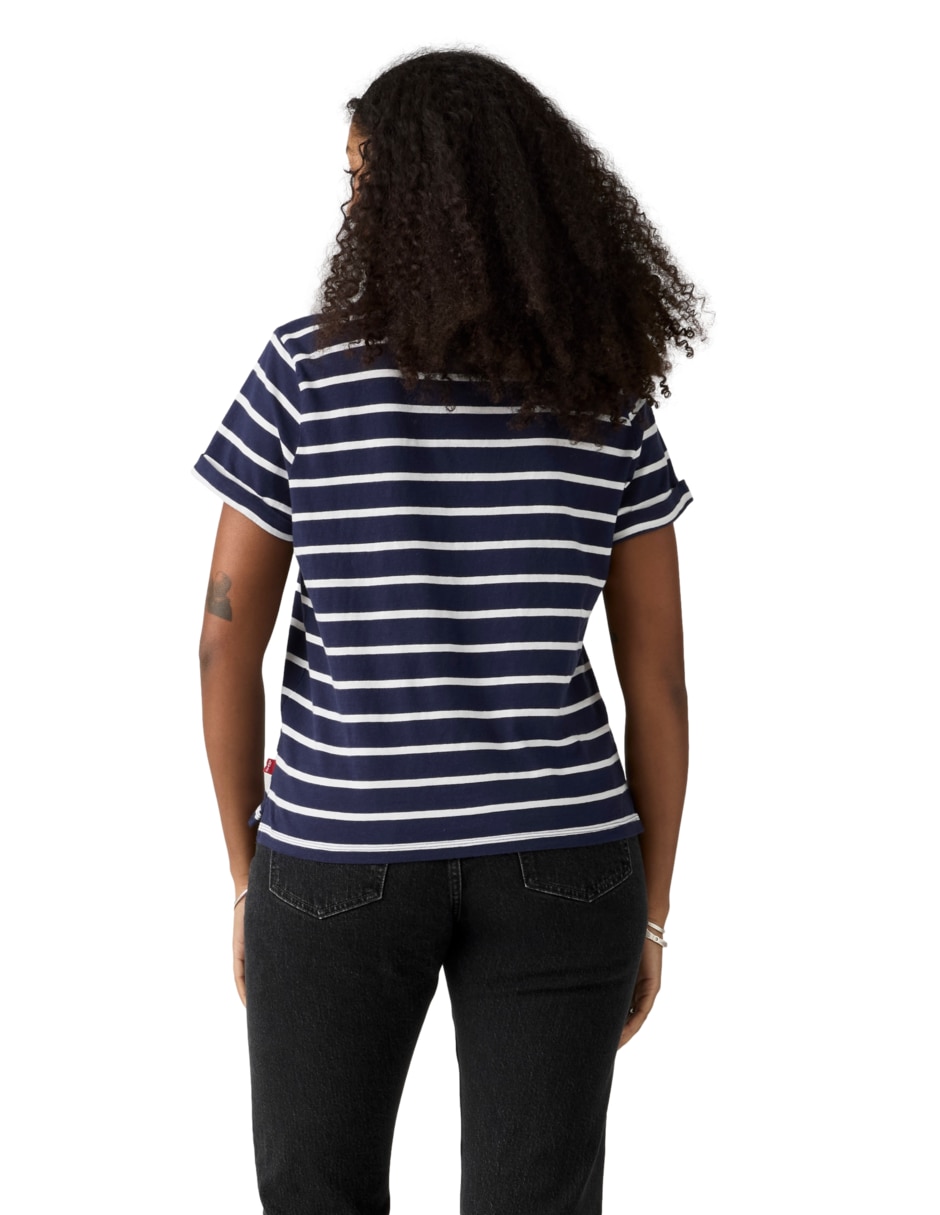 Playera manga corta Levi'S cuello redondo para mujer