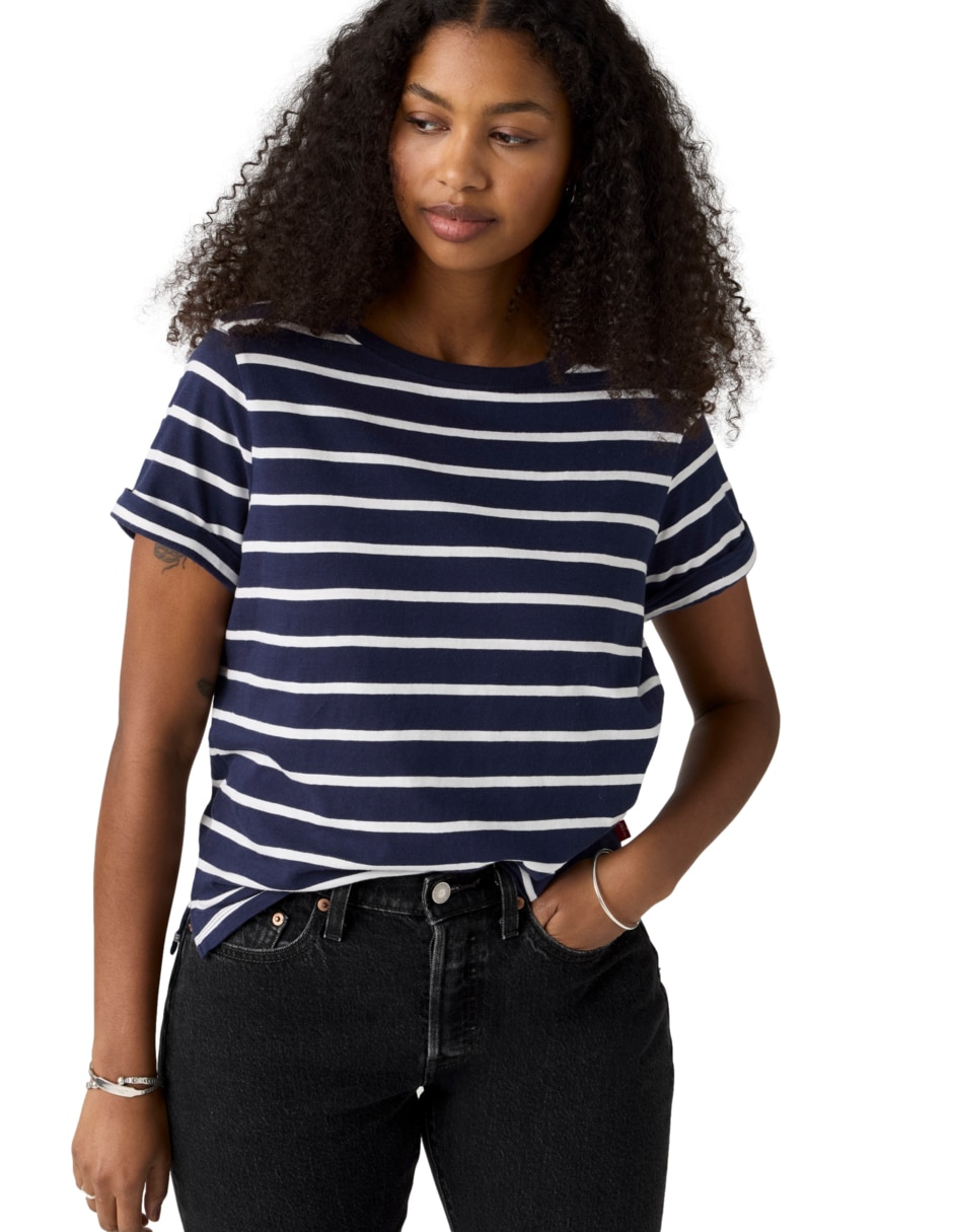 Playera manga corta Levi'S cuello redondo para mujer