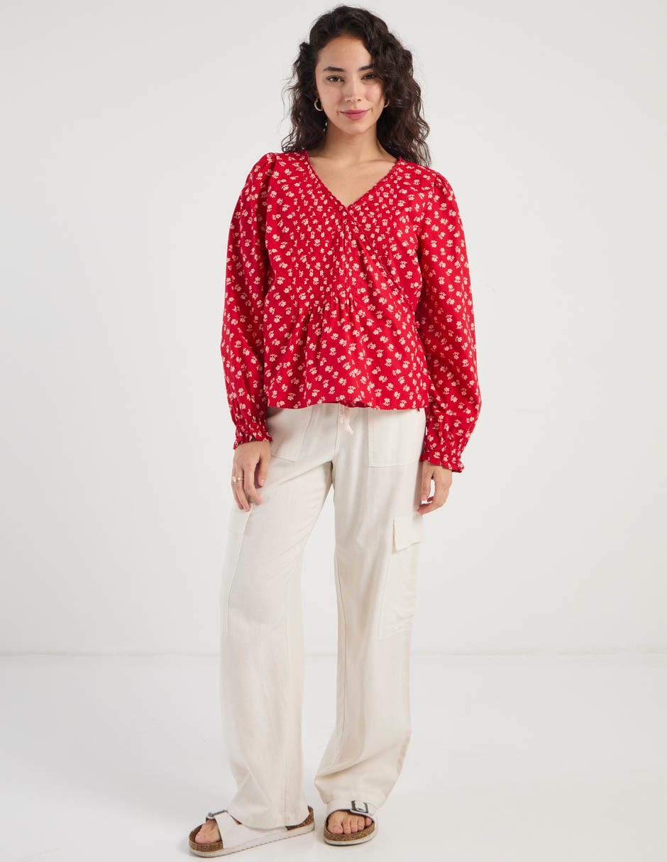 Blusa manga larga para mujer 3