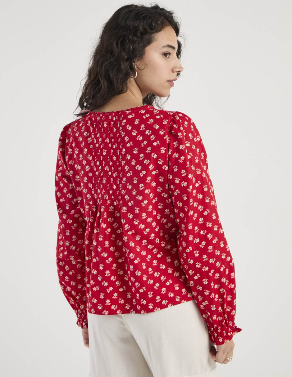 Blusa manga larga para mujer 5