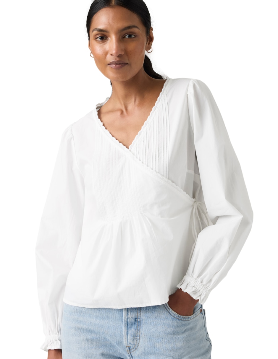 Blusa manga larga para mujer 4