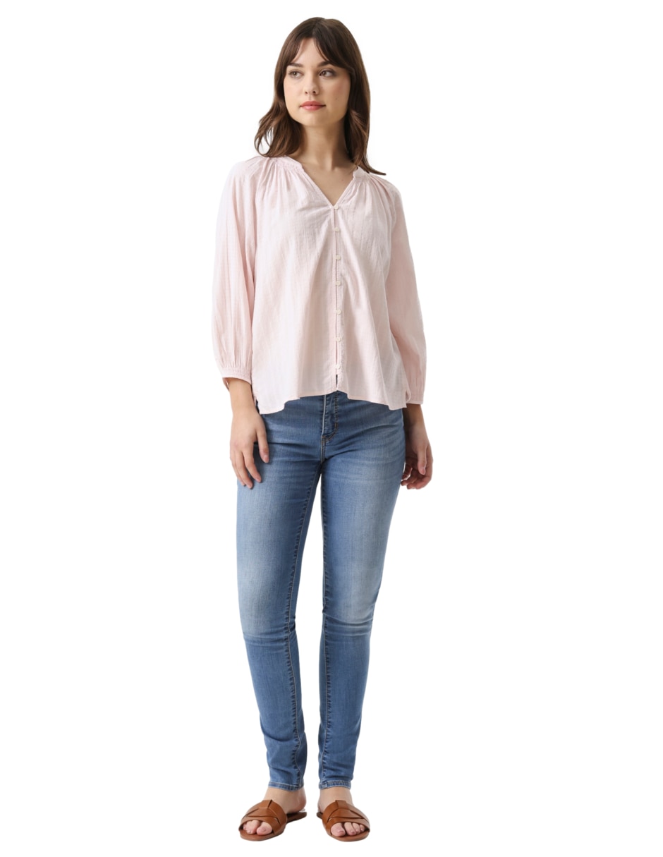 Blusa manga 3/4 para mujer 8