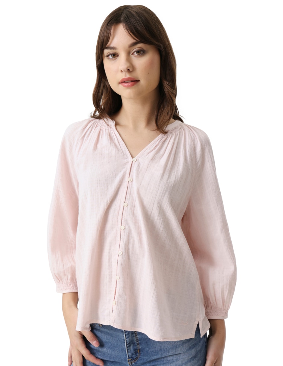 Blusa manga 3/4 para mujer 10