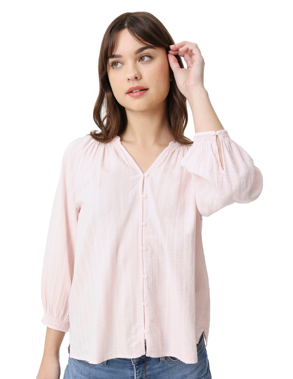 Blusa manga 3/4 para mujer 11