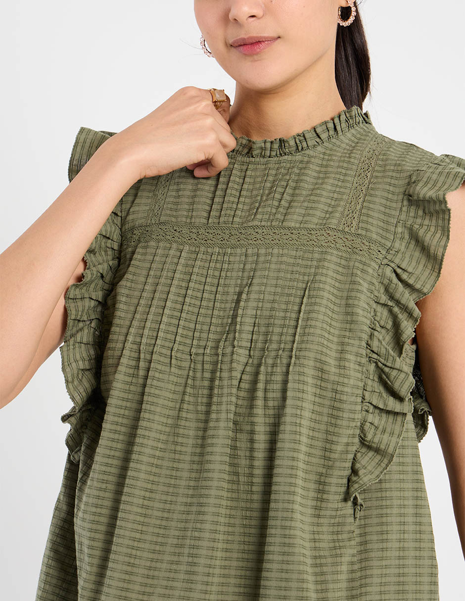 Blusa sin mangas para mujer 4