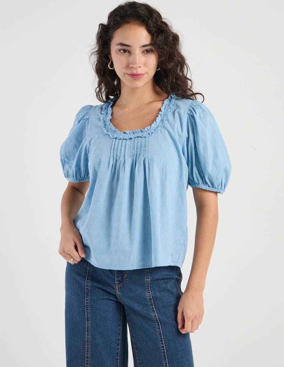 Blusa manga corta para mujer 2