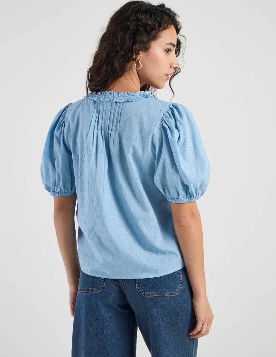 Blusa manga corta para mujer 4