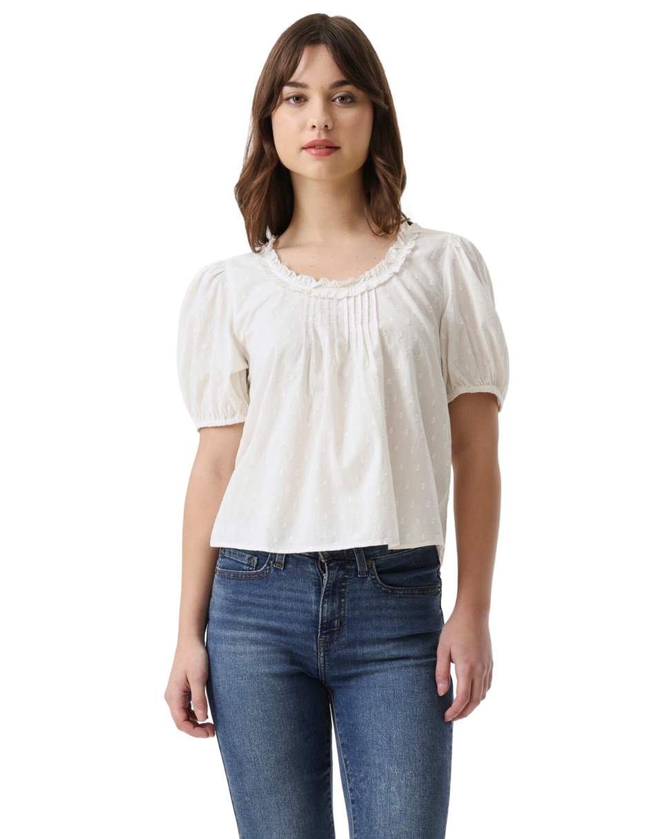 Blusa manga corta para mujer 1