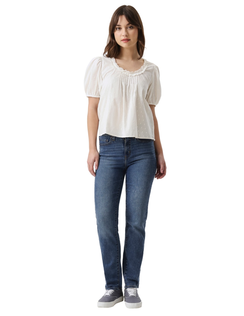 Blusa manga corta para mujer 8