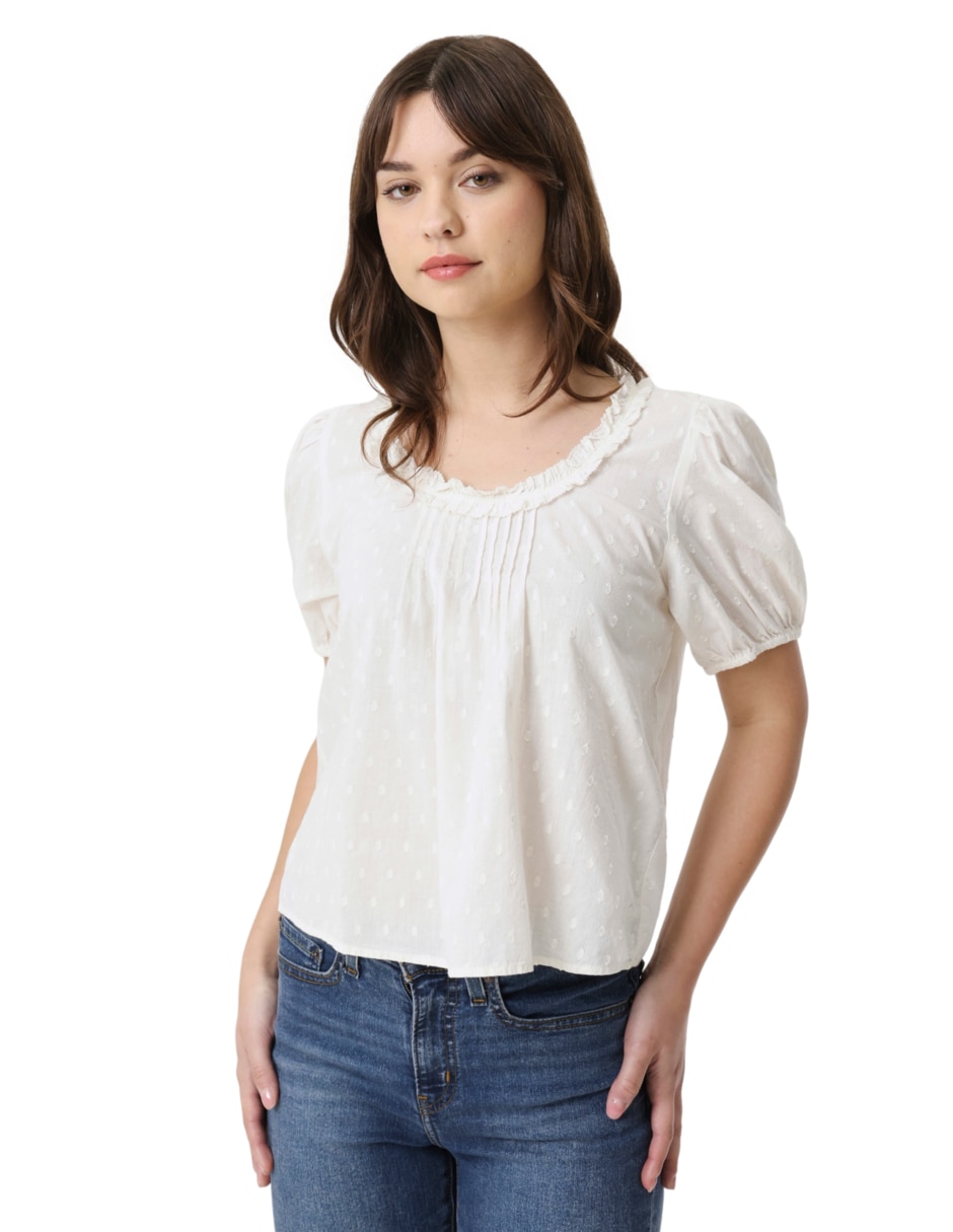 Blusa manga corta para mujer 9