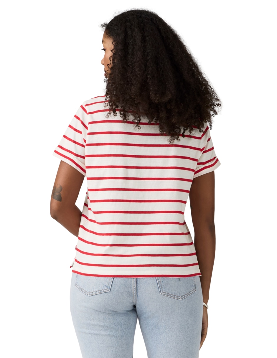 Playera manga corta Levi'S cuello redondo para mujer