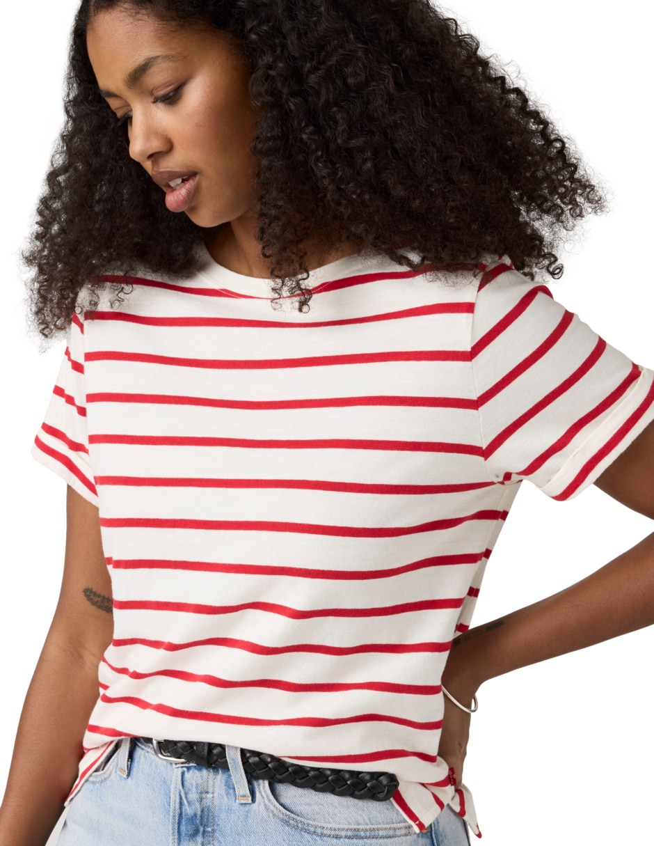 Playera manga corta Levi'S cuello redondo para mujer