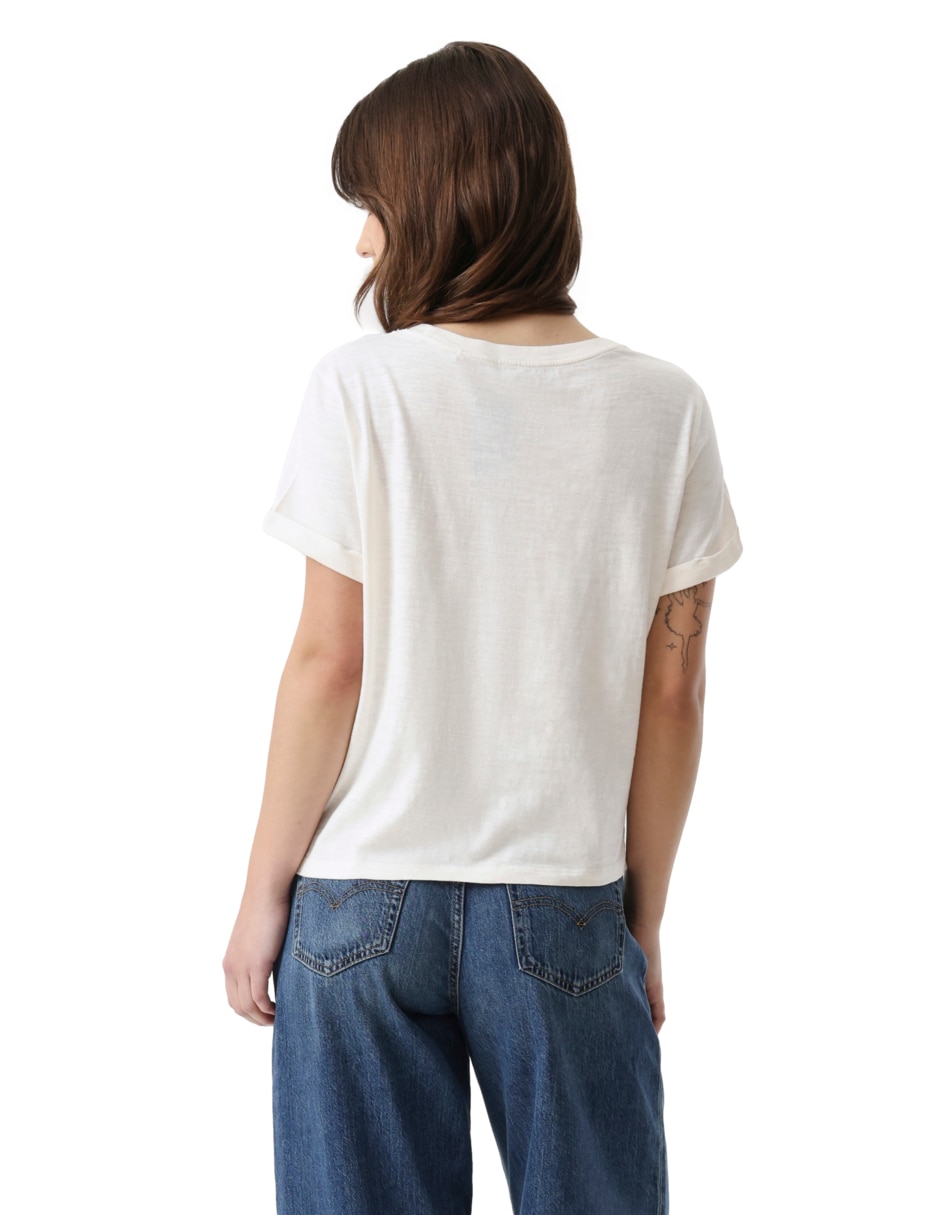 Playera manga corta Levi'S cuello redondo para mujer