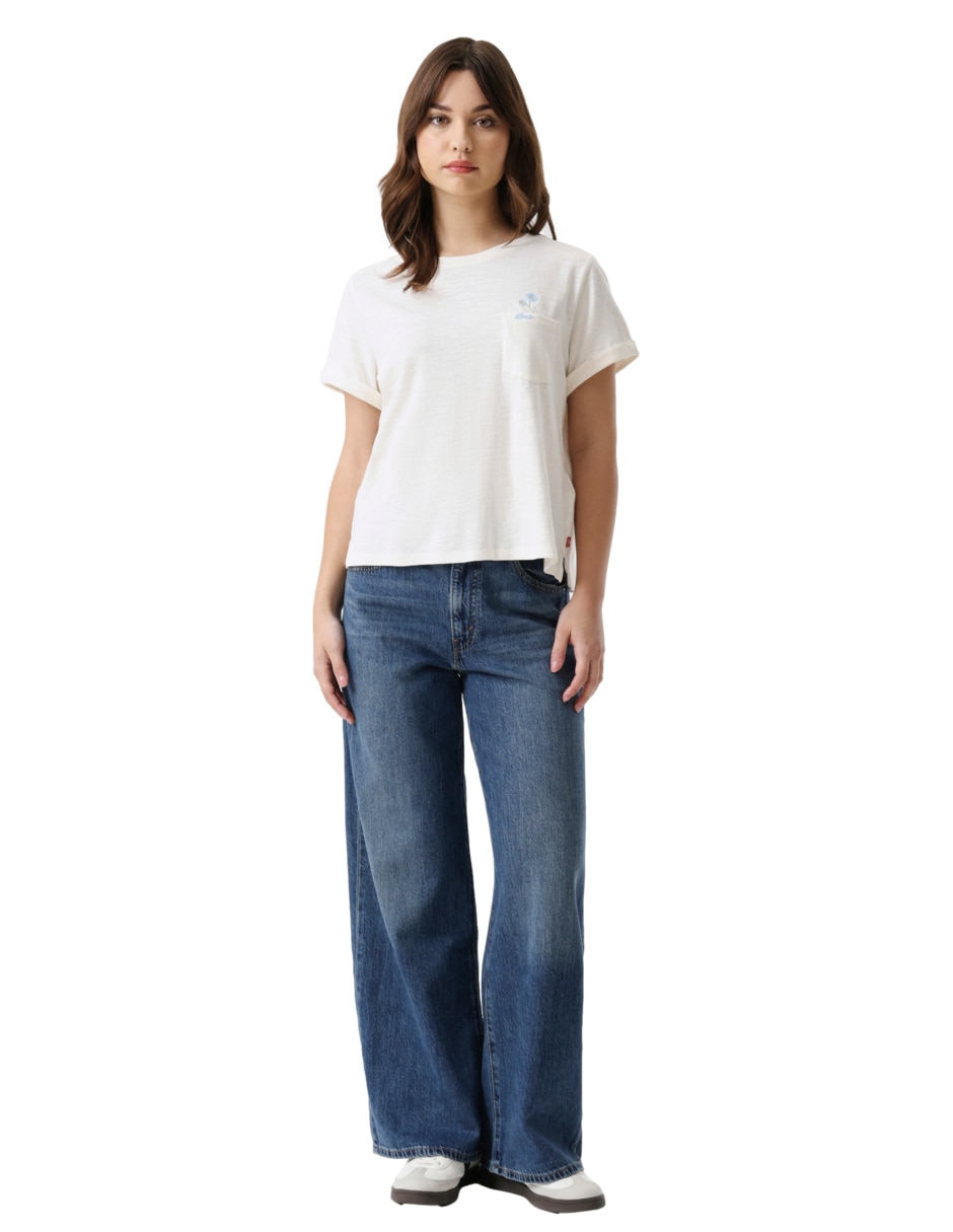 Playera manga corta Levi'S cuello redondo para mujer